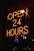 a neon sign that reads open 24 hours