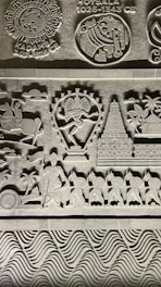 An artistic representation of Kakatiya heritage and culture.