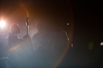 a group of people standing next to each other