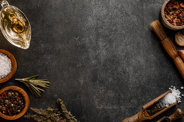 Rustic salt blocks stacked neatly on a wooden surface with natural textures