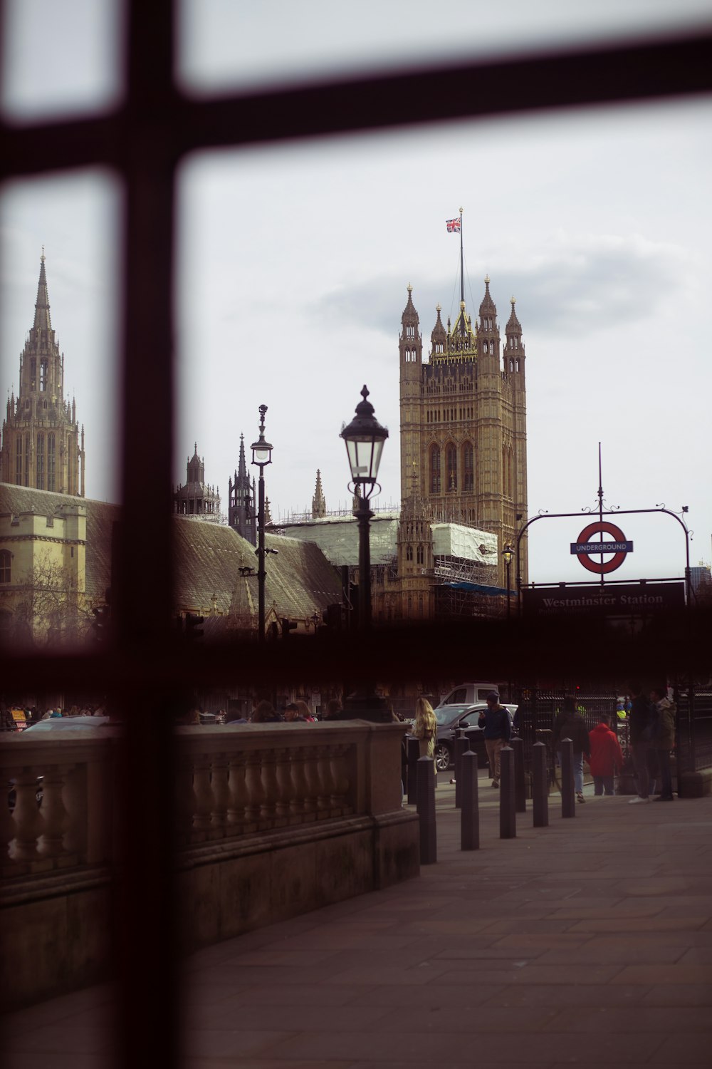 the big ben clock tower towering over the city of london