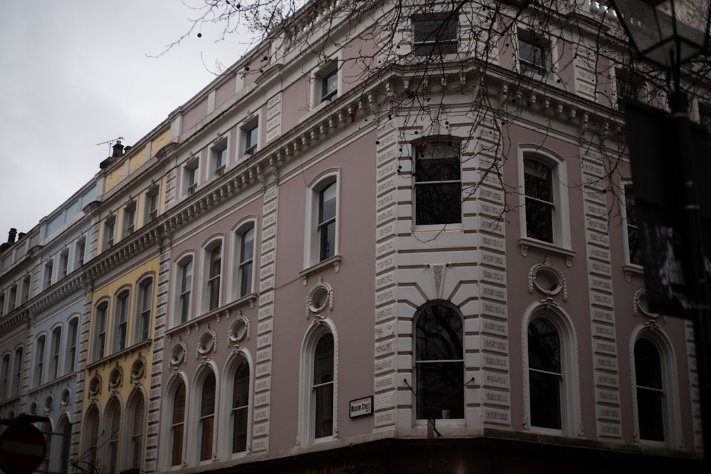 a building with a clock on the front of it