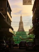 Exterior view of our hospitality hotel near the temple.