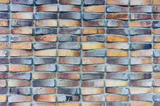 Bricks arranged in a pattern highlighting their rich, earthy tones