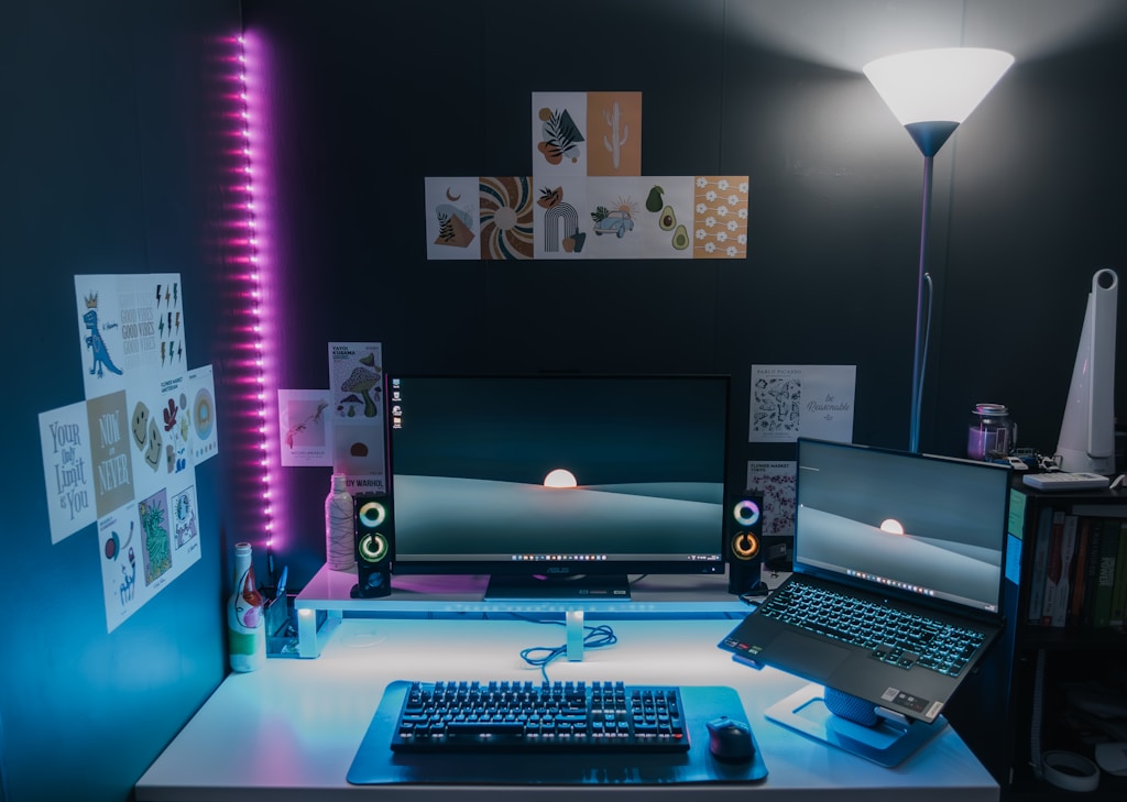 Adjustable LED Desk Lamp