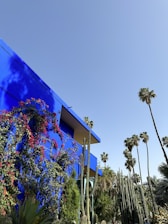 A beautiful view of Casa Azul's exterior.