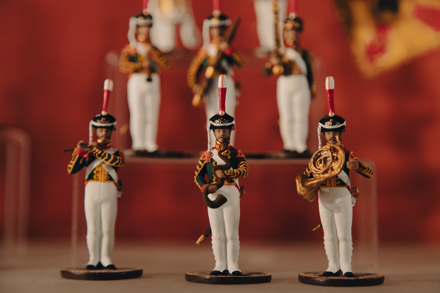 Figurine soldat napoléonien avec uniforme bleu Preiser Figurines figurines de collection