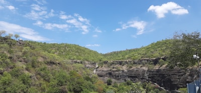 A panoramic view of Eskipazar’s natural landscape with hills and trees.