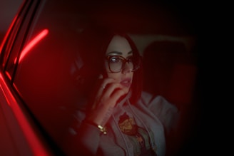 A friendly customer service representative wearing a headset, ready to assist with car window film inquiries.