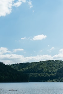 A serene landscape depicting a family discussing their financial future with a financial advisor.
