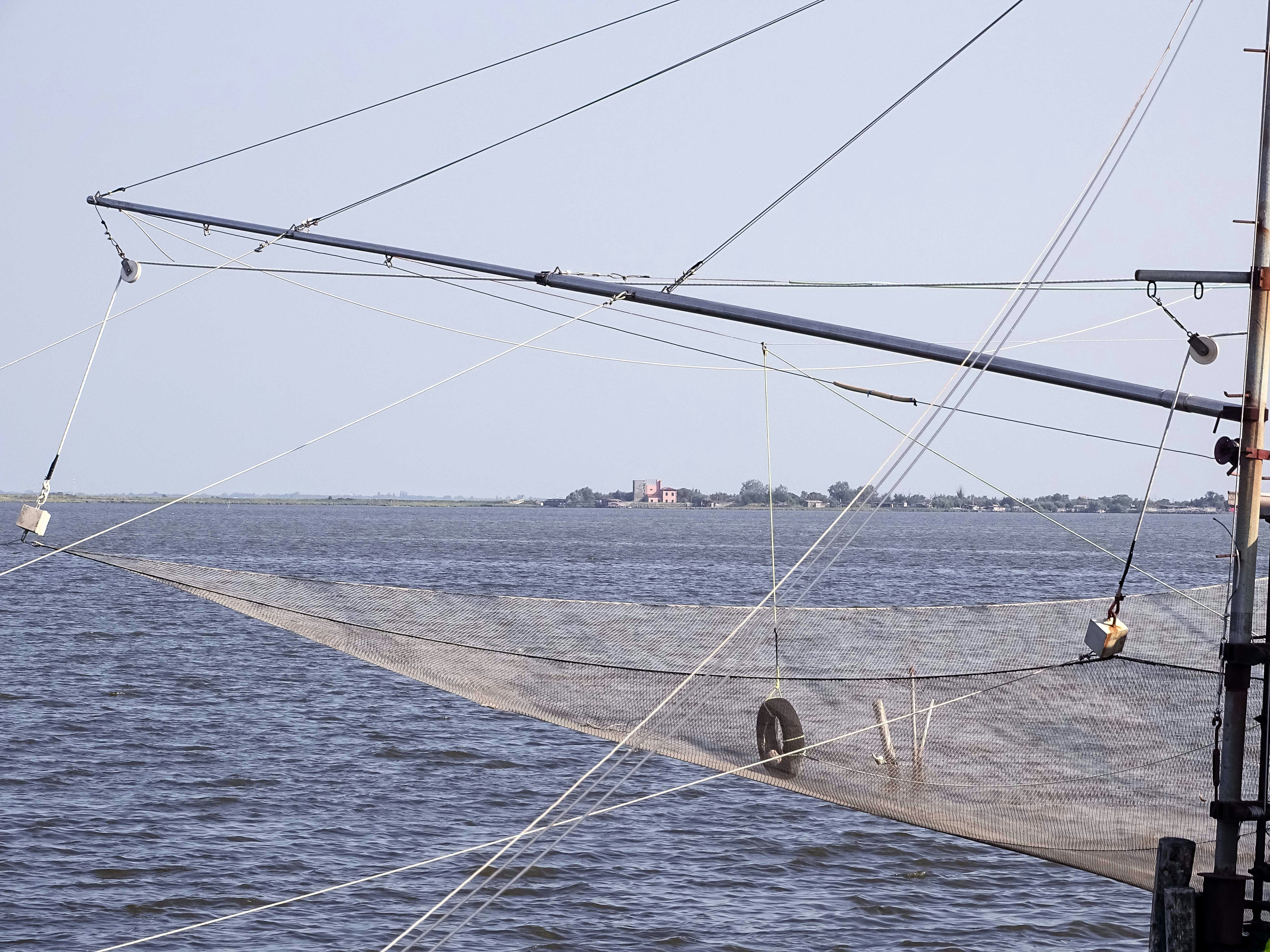 A scenic view of fishing boats in Venice, Louisiana.