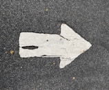 a piece of paper that has been placed on the ground