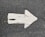 a piece of paper that has been placed on the ground