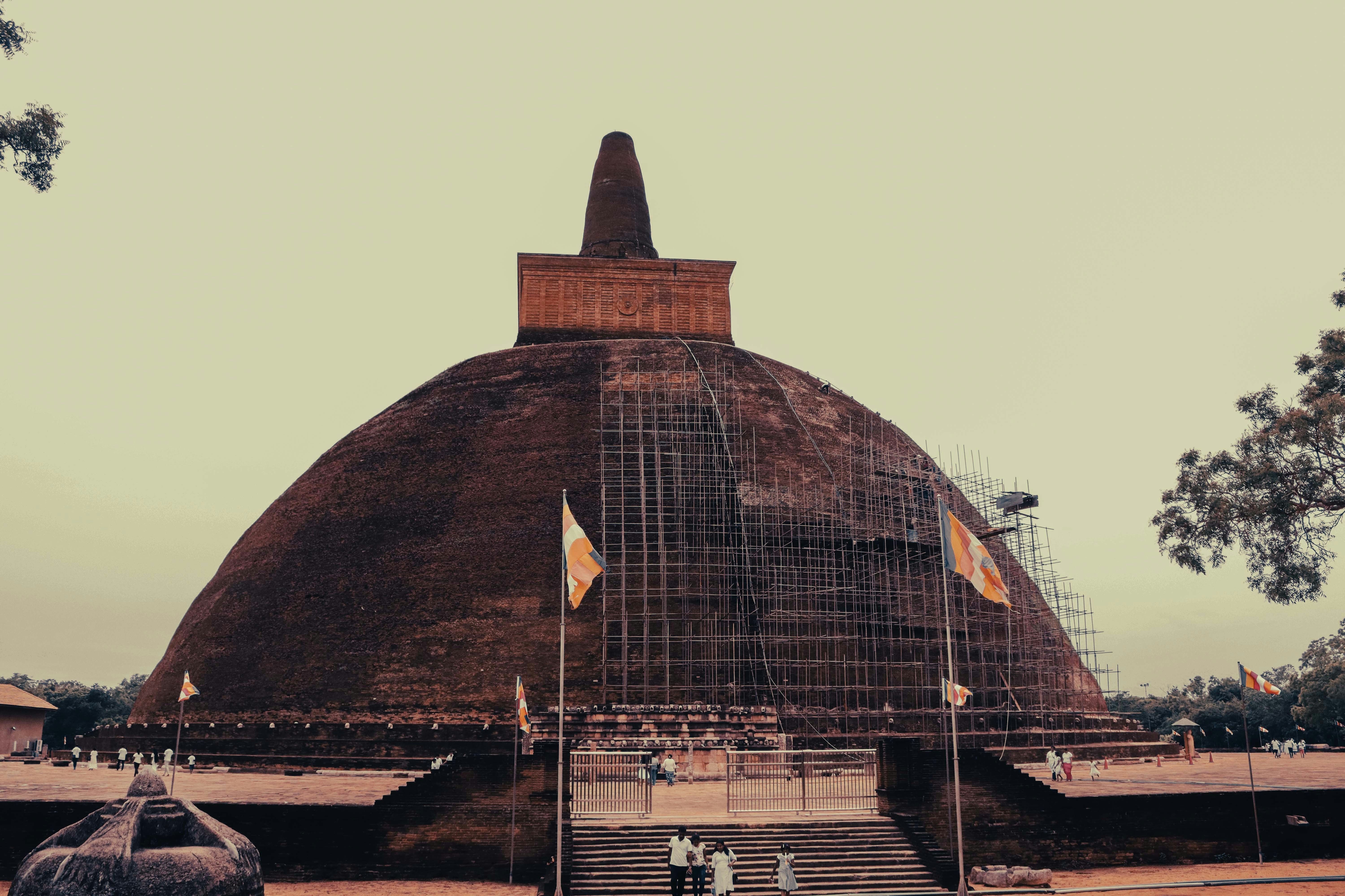 A large building with a large dome on top of it photo – Free Abhayagiri ...