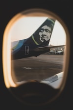 An illustration of air travel and legal services interconnected.