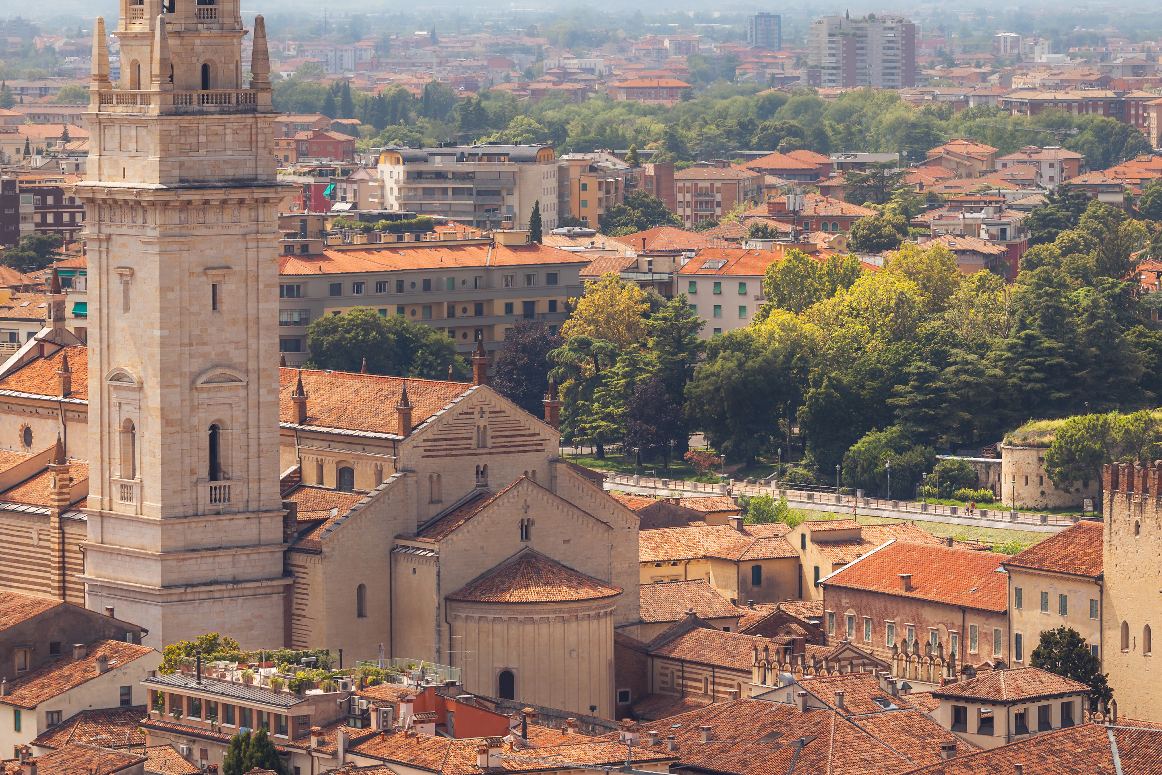 The old town of Verona, Italy