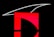 A dark background highlights a bold red and black geometric design. A prominent red rectangular shape dominates the image with a curve intersecting it, creating a modern, minimalist look. Above the red area, a sleek white line extends in a curved manner.