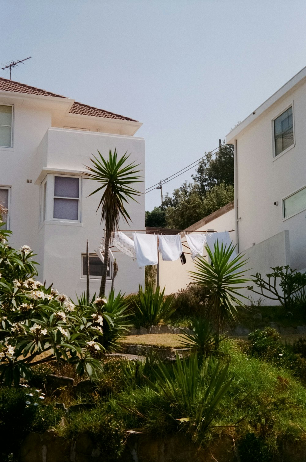 Un par de casas que están una al lado de la otra