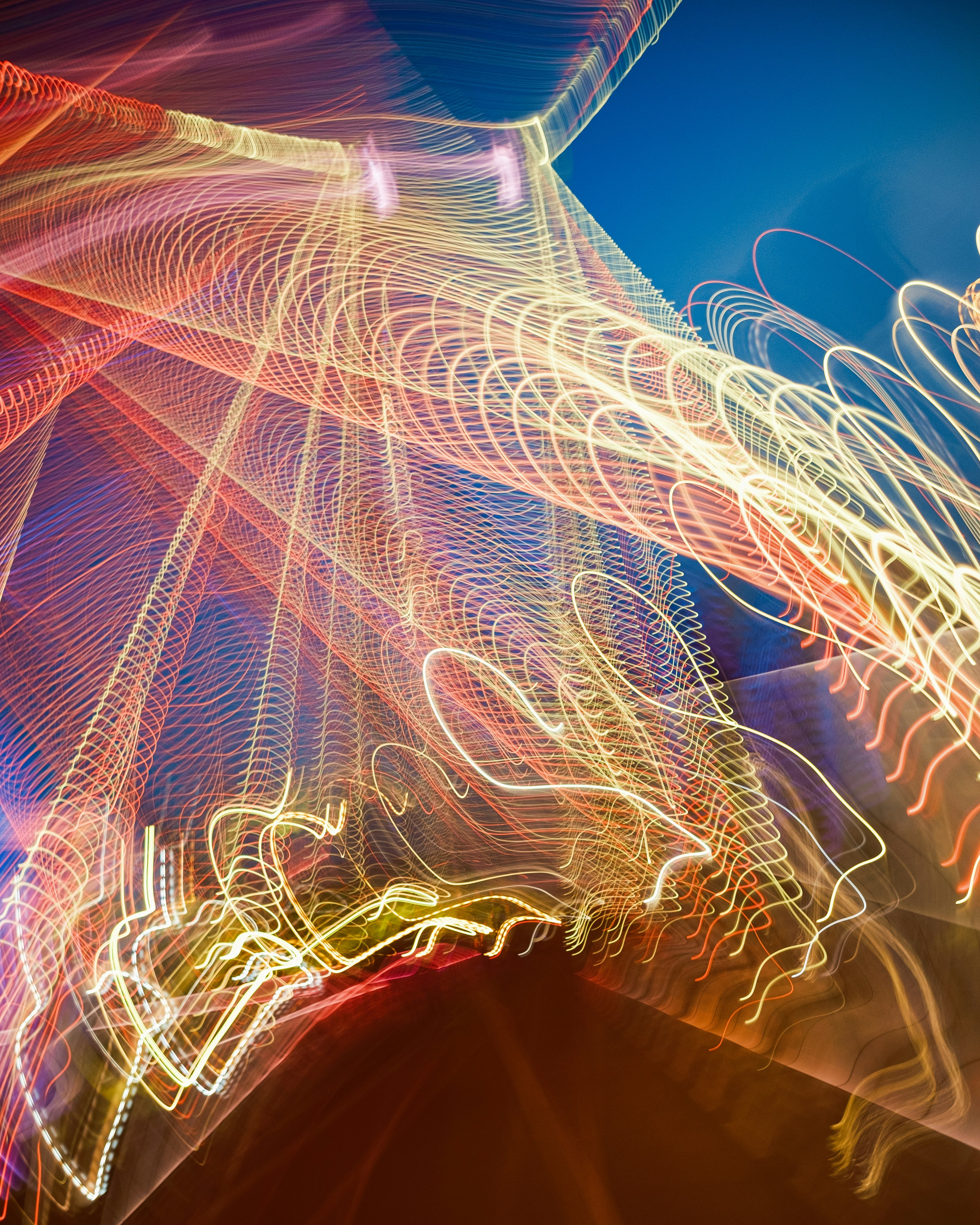 Abstract glitch light