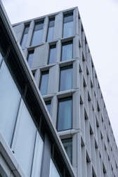 Completed commercial building showcasing modern architecture and design.