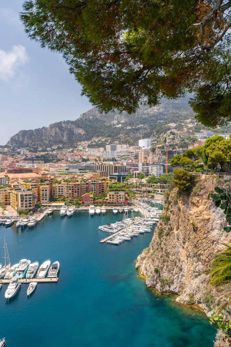 Port de Monaco avec ses yachts
