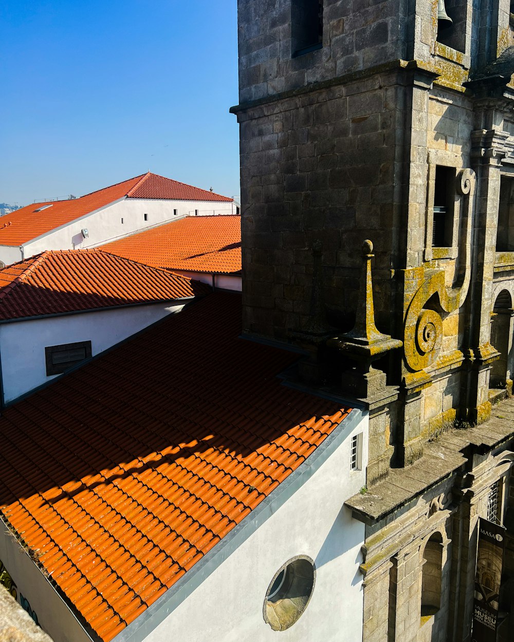 a view of a building with a clock tower