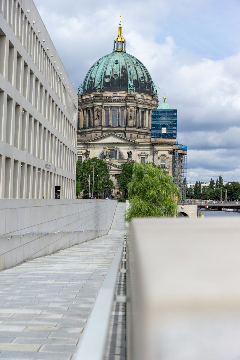 a large building with a dome on top of it