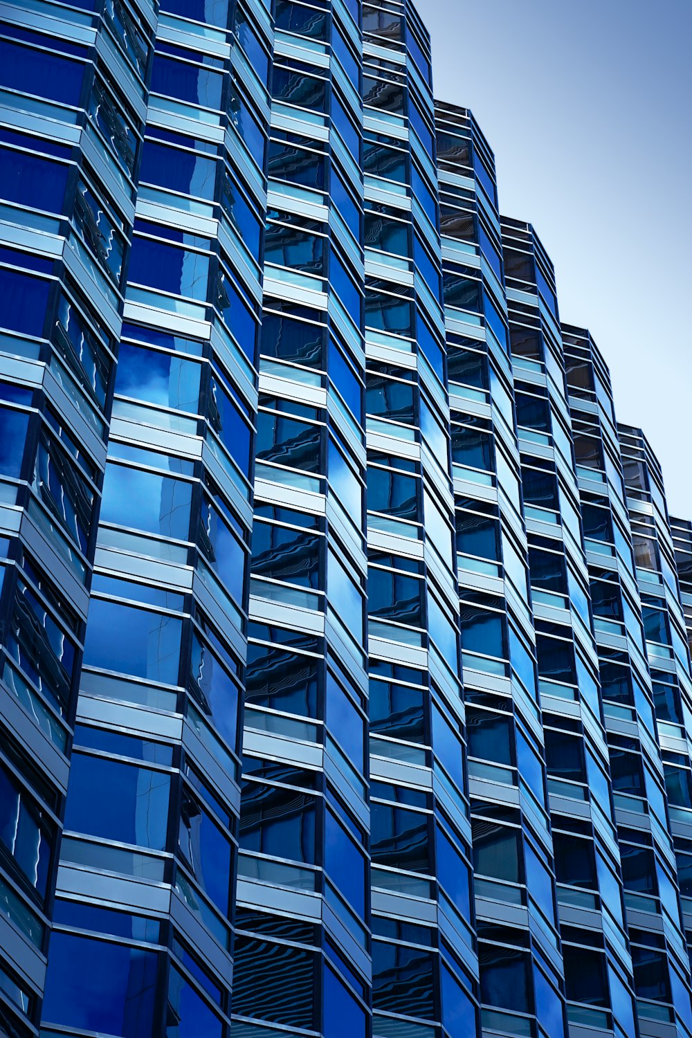 a very tall building with lots of windows