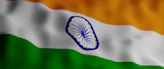 the indian flag is waving in the wind