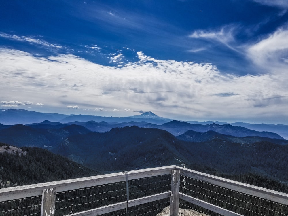 a view of a mountain range from a lookout
