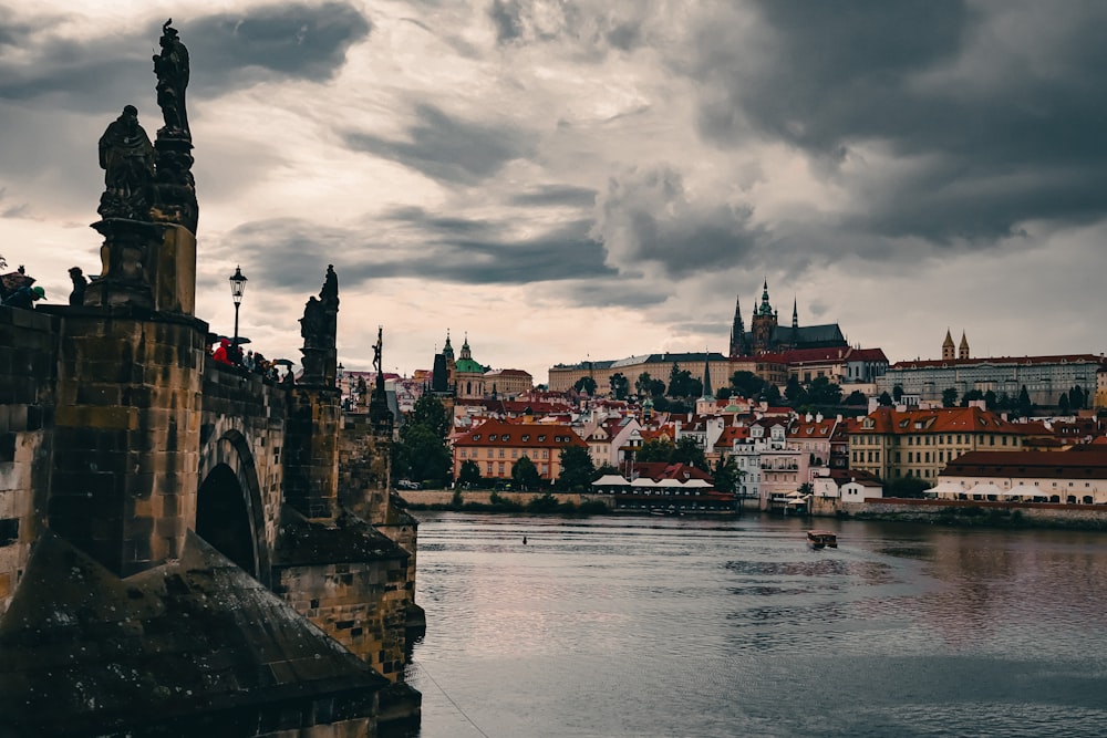 a view of a city from across a river