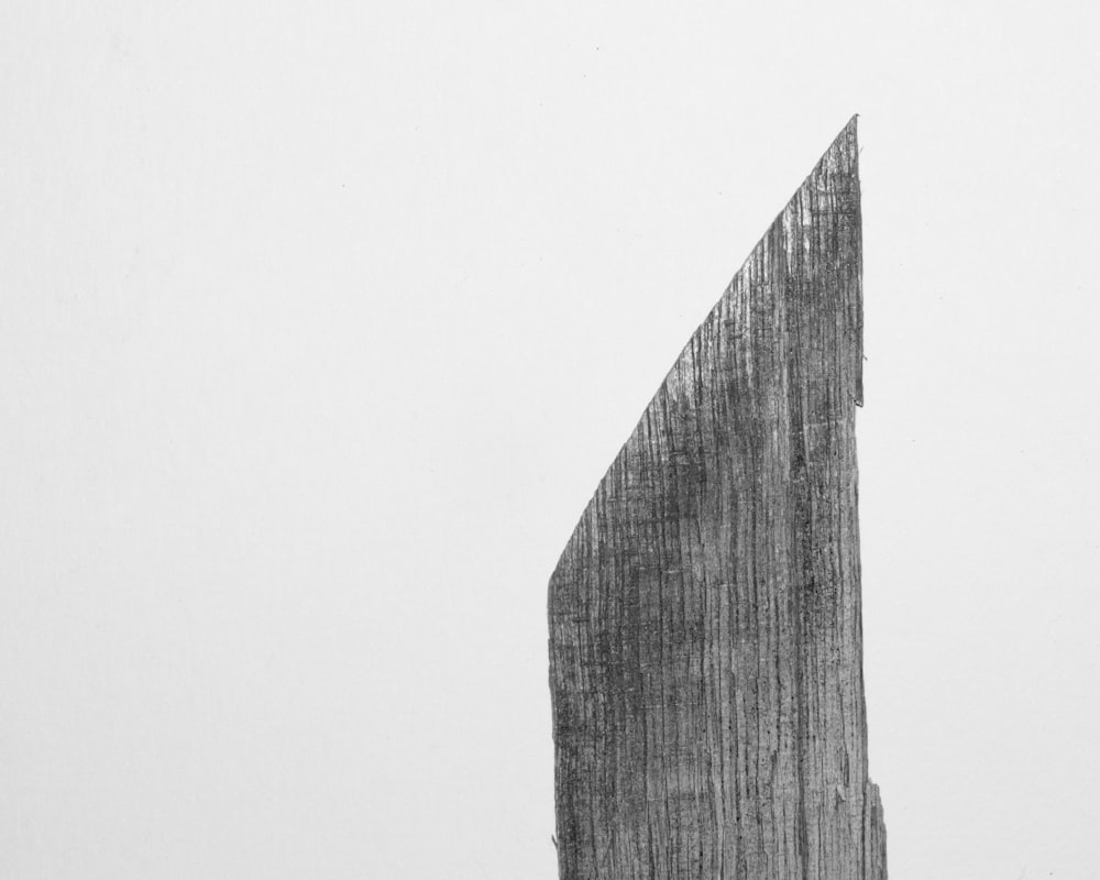 a black and white photo of a tall building