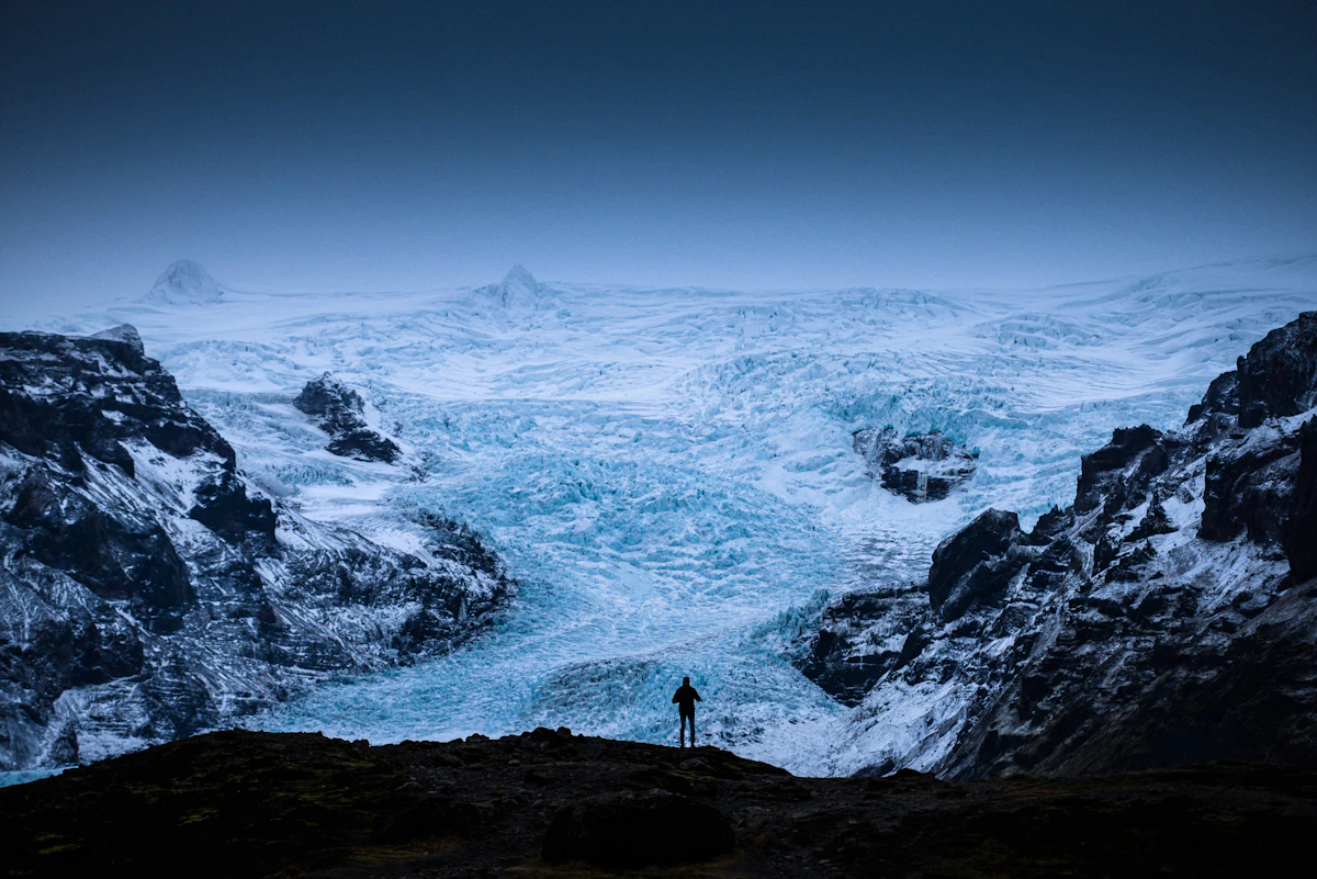 Jökulsárlón Glacier Lagoon and ice landscape on Day 3 in Iceland