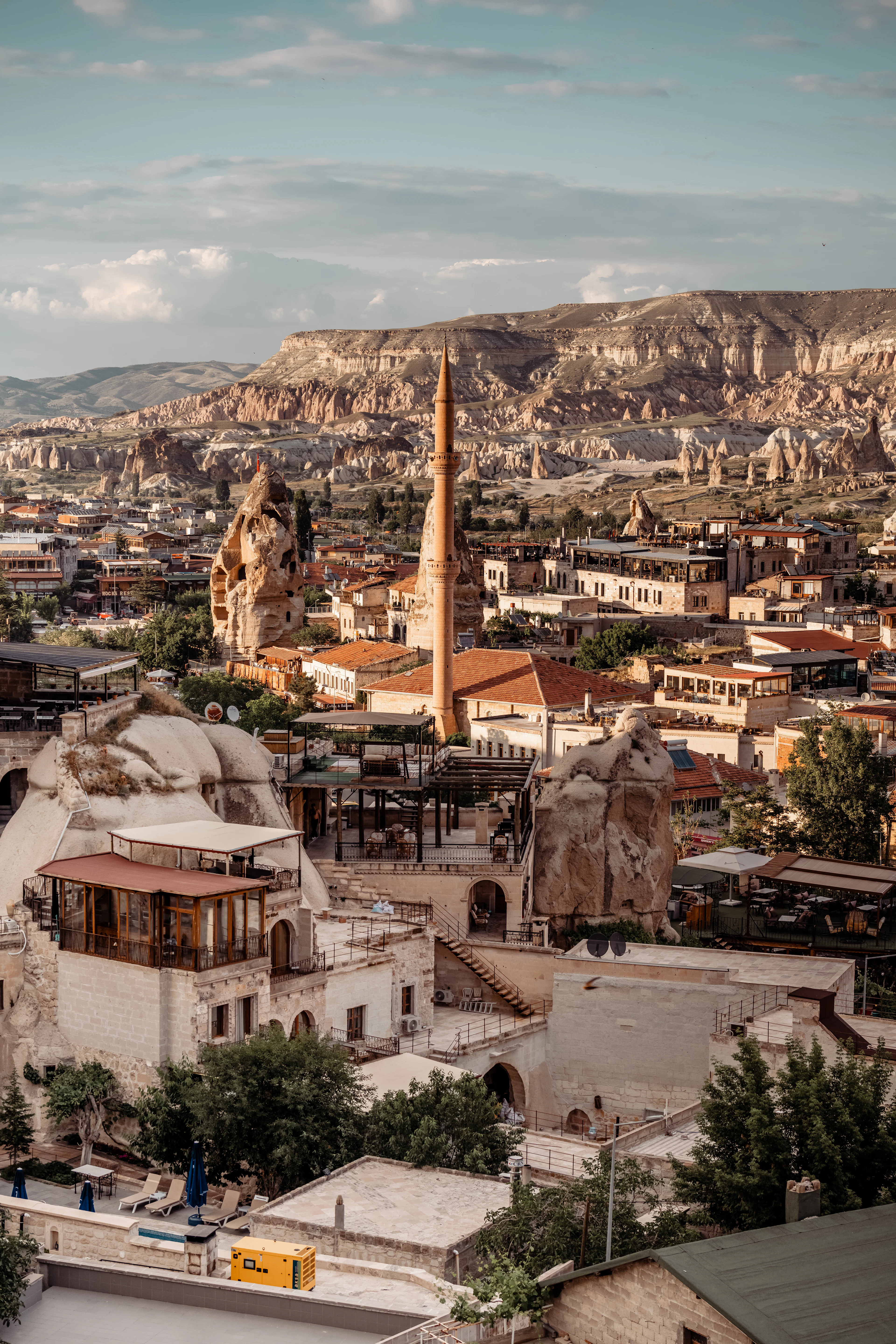 The old town of Cappadocia, Turkey