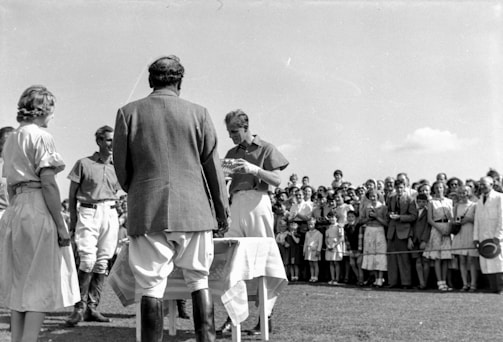 A community gathering at the equestrian club.