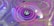 A 3D rendered scene with a futuristic, digital theme. At the center, the Unreal Engine logo is surrounded by a series of colorful spheres and rings, resembling an abstract planetary system. The background consists of textured tiles with varying shades of purple and white, interspersed with small star-like symbols. The scene conveys a sense of digital space exploration and creativity.
