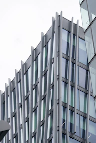 Finished modern building showcasing quality craftsmanship and design.