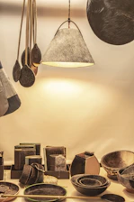 Close-up of local Himachali handicrafts displayed in a homestay room.