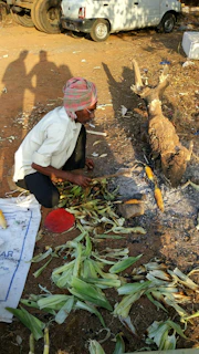 Women artisans carefully roasting agave hearts over an open fire in Michoacán.