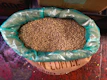 a bag of seeds sitting on top of a table
