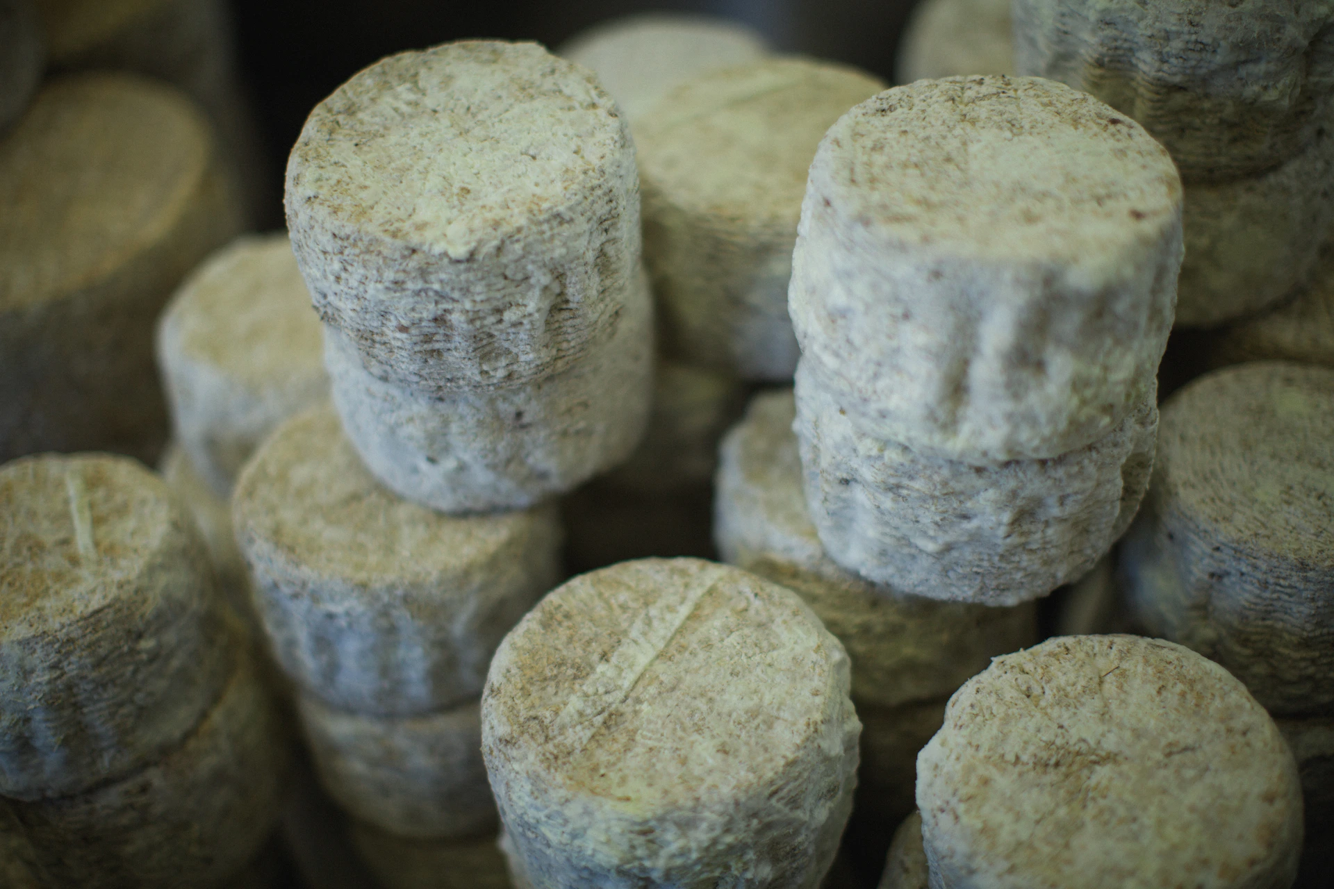 a bunch of wine corks stacked on top of each other