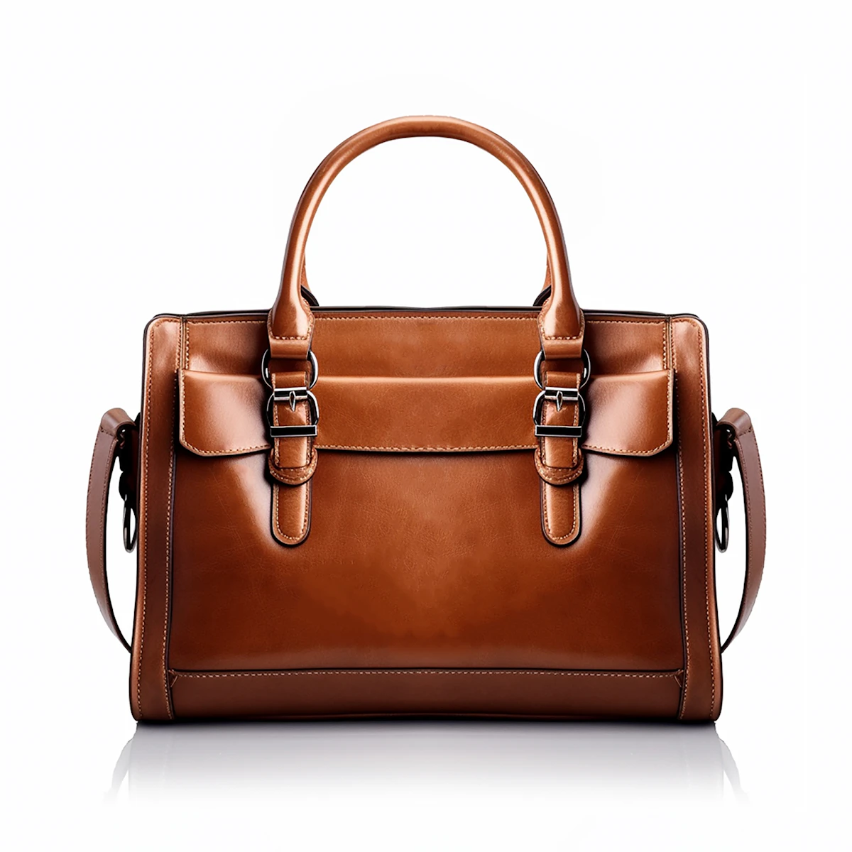 A designer handbag photographed on a warm neutral surface, ready for resale review