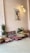 A cozy common area with colorful cushions and a welcoming atmosphere.