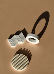 a pair of scissors sitting on top of a table