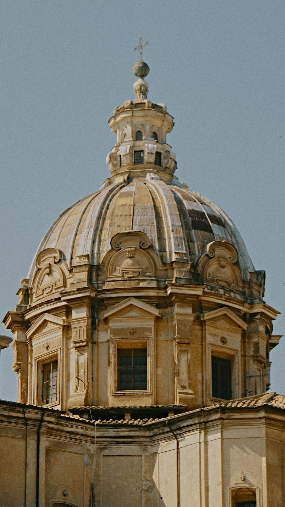 a large building with a clock on the top of it