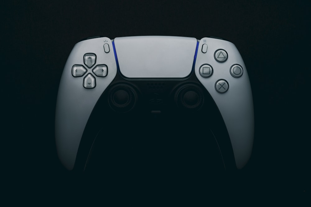 a close up of a video game controller