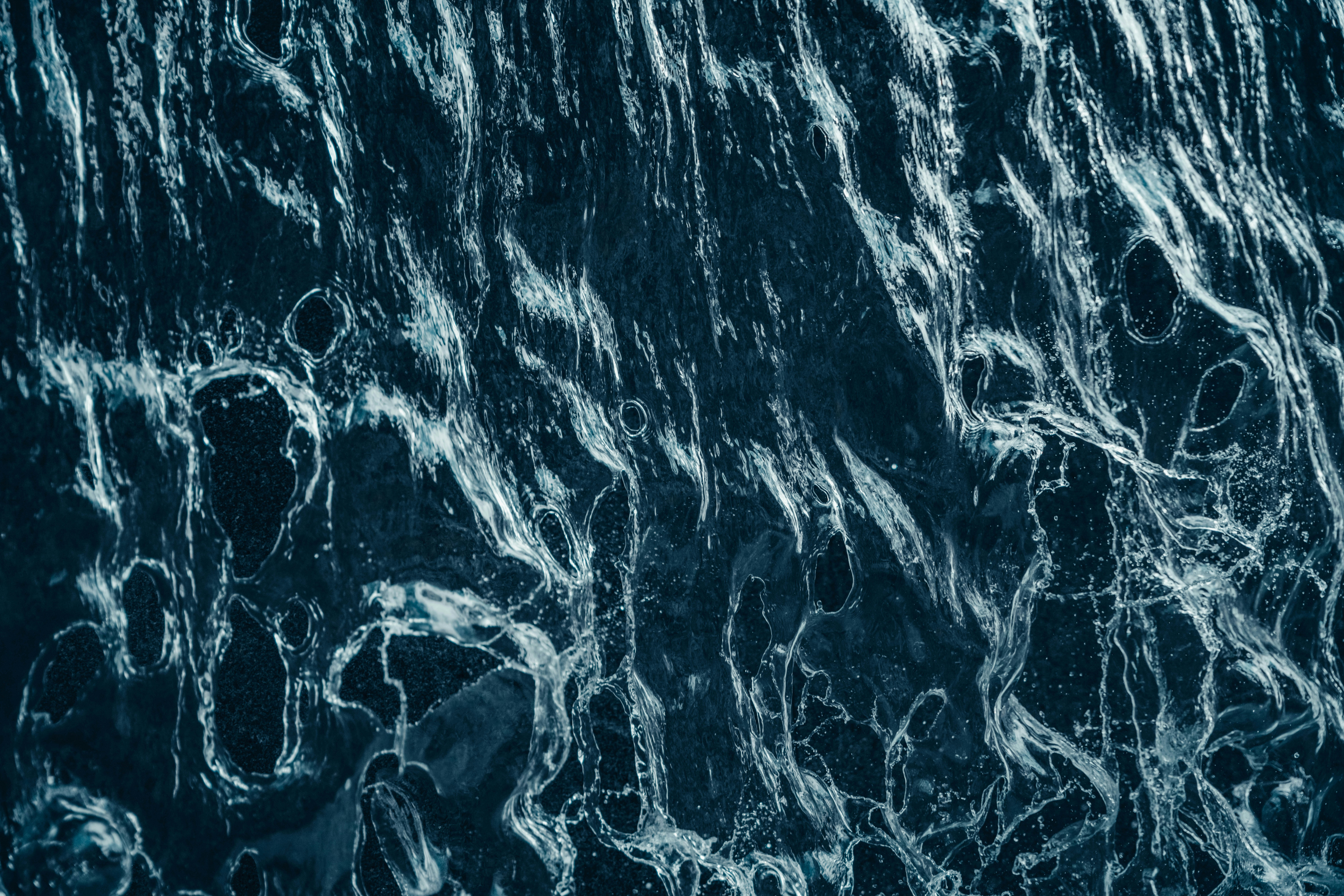A close up view of water and ice photo – Free Water Image on Unsplash