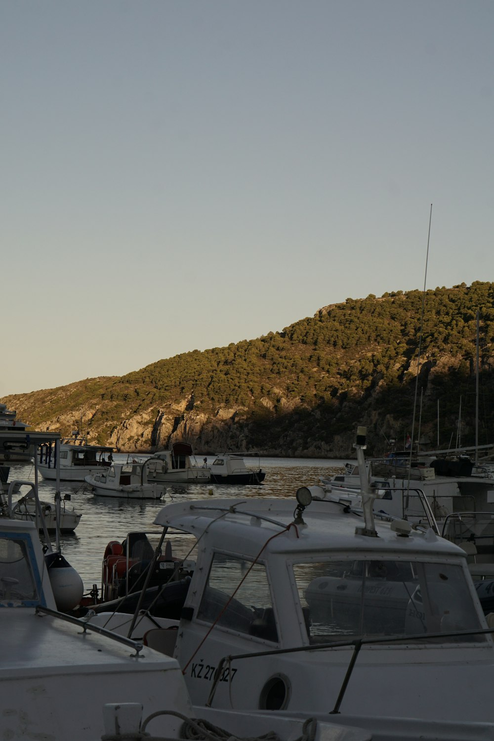 a bunch of boats that are sitting in the water