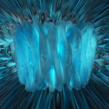 An abstract visualization of interconnected dreamscapes merging into a luminous network of thoughts.