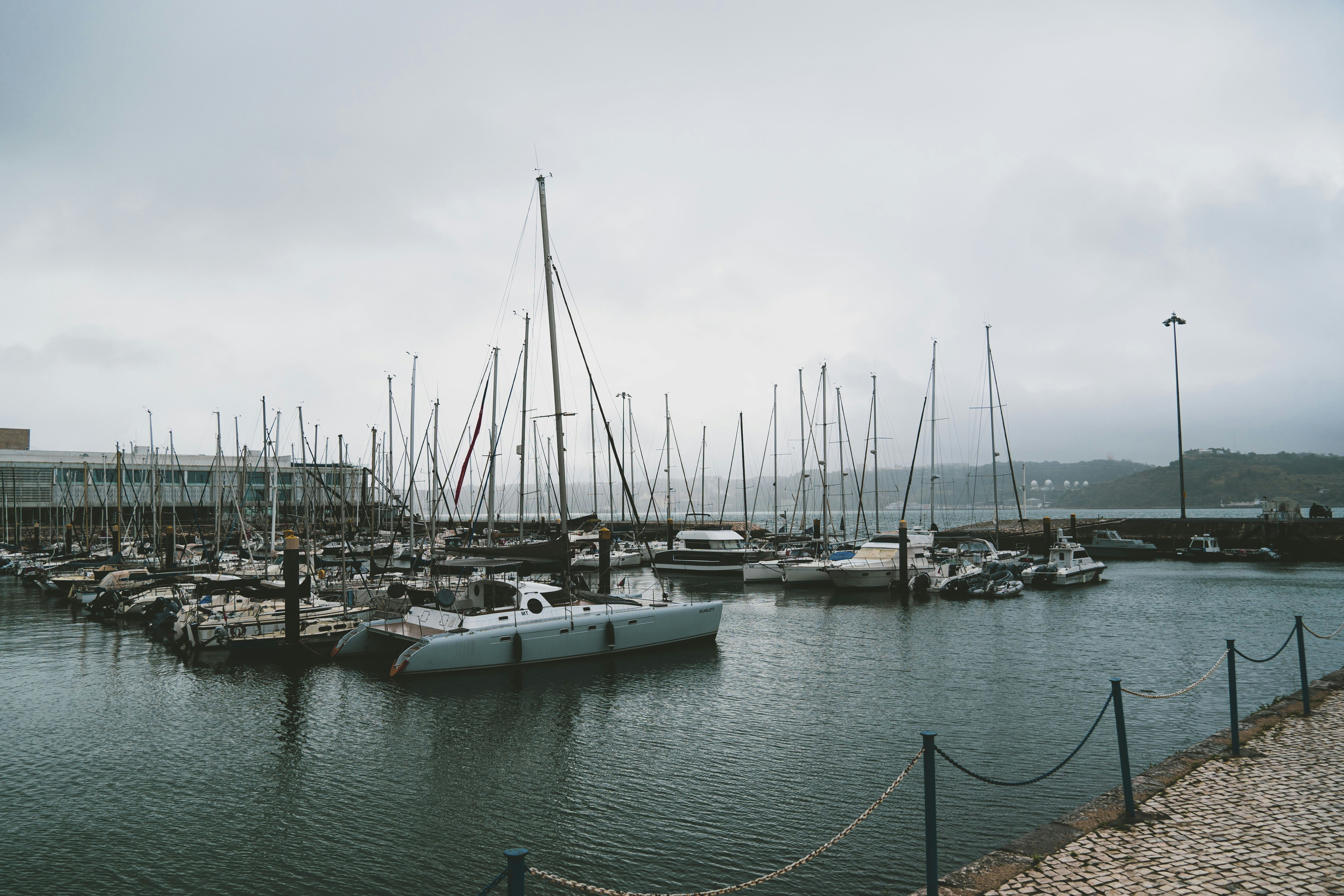 a bunch of boats that are in the water